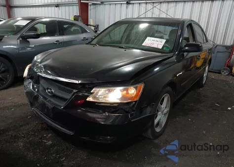 2007 Hyundai Sonata Gls z USA, uszkodzony, nr VIN 5NPET46C37H290429